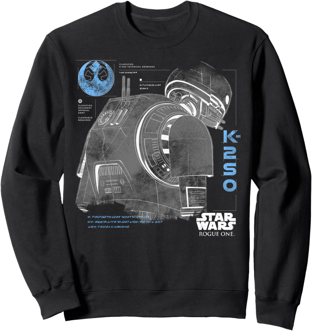 Star Wars Rogue One K-2SO Specs Sweatshirt