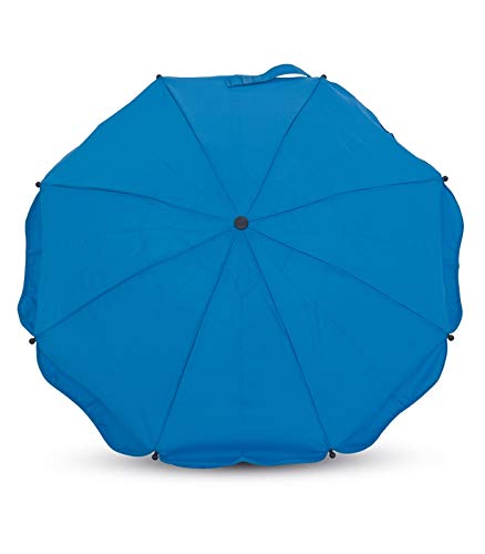 Inglesina Sonnenschirm Für Kinderwagen, Blau (Antigua Blue), UV-Schutz 50+ Für Kinder und Babys, Son