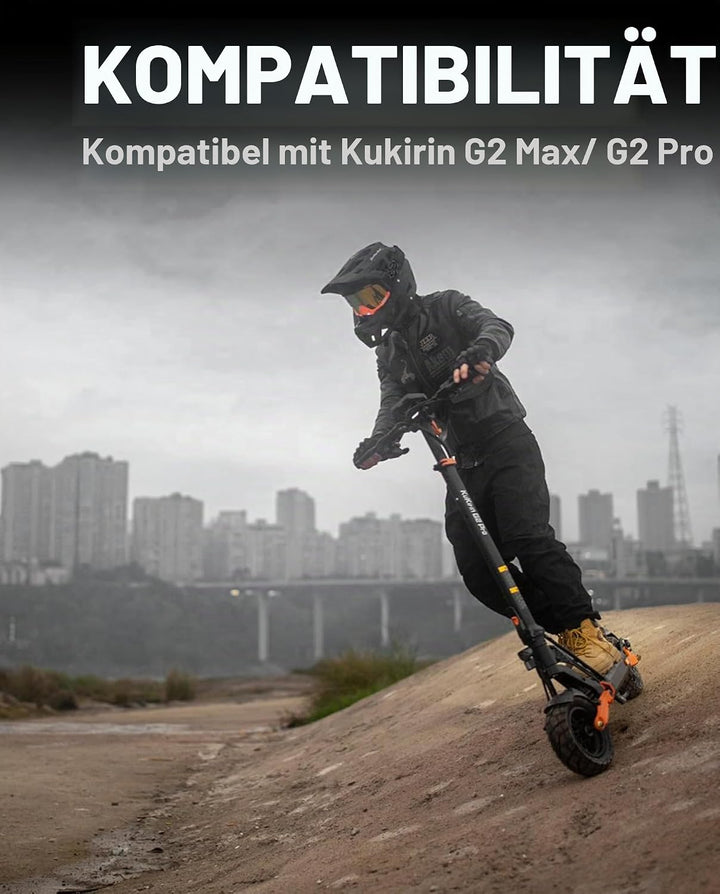 2 Paar Geräuscharme 4mm Scheibenbremsbeläge kompatibel mit KuKirin G2 Max / G2 Pro KickScooter Hitze