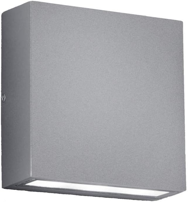 Trio Leuchten LED Aussenleuchte Thames 229360287, Aluminium titanfarbig, 2 x 3 Watt Titanfarbig Sing