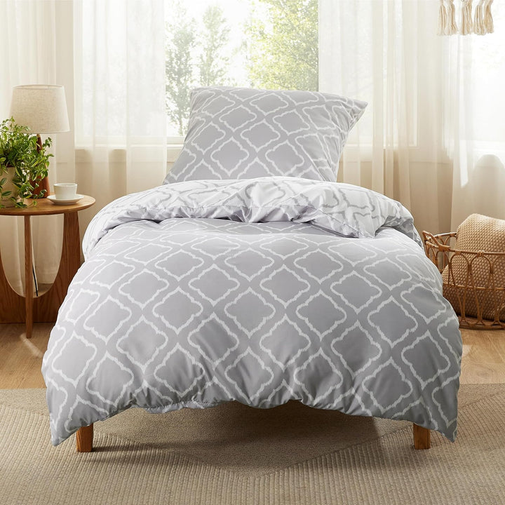 BEDSURE Bettwäsche 135x200 2teilig Bettbezug - Bettwäsche-Sets 135 x 200 cm mit Kissenbezug 80x80 cm