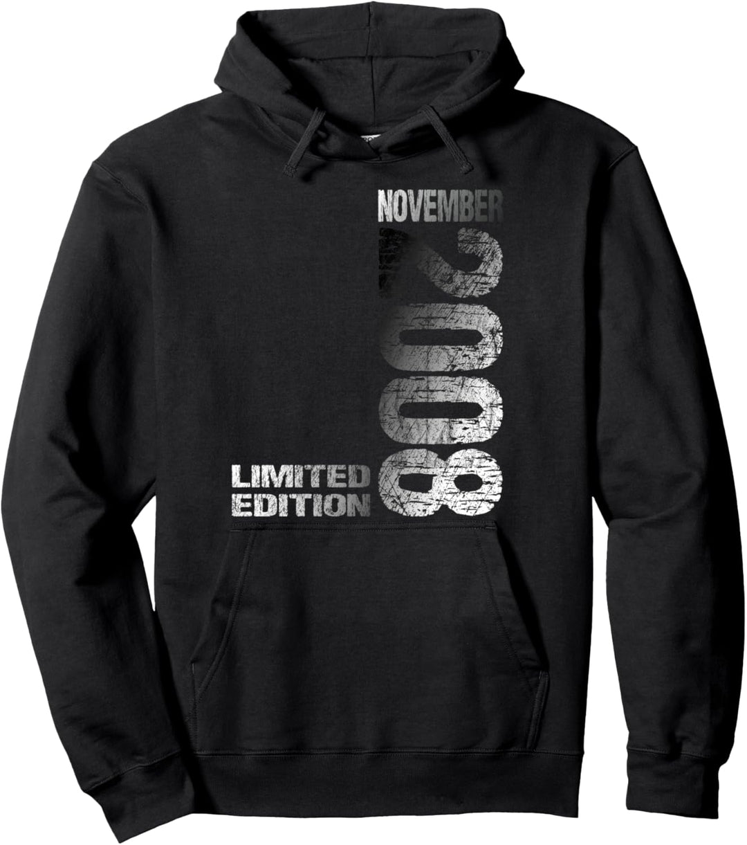 November 2008 Junge Mädchen 16. Geburtstag Limited Edition Pullover Hoodie