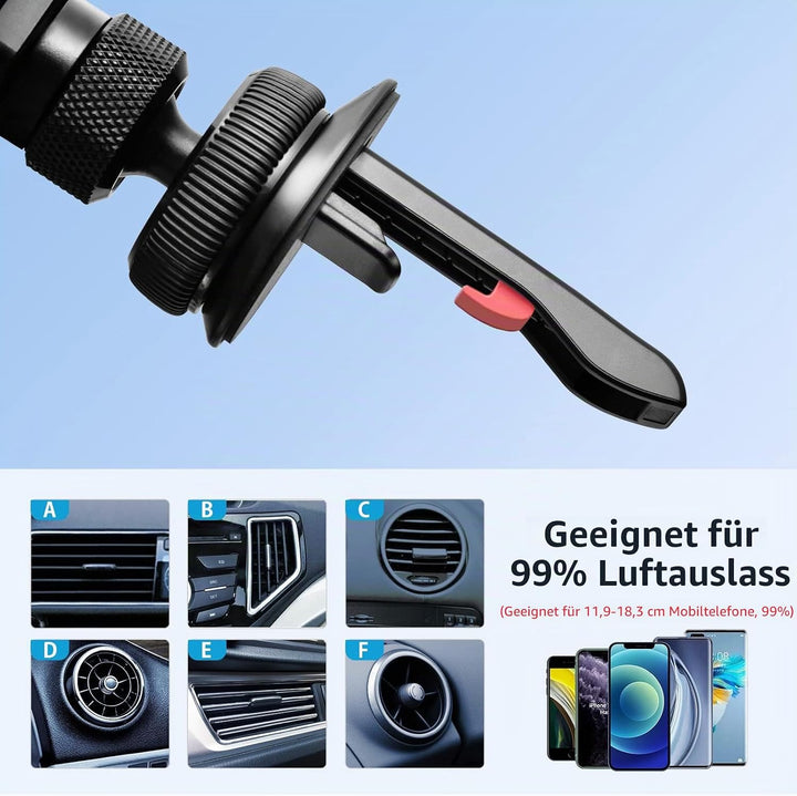 OATSBASF Kfz-Handyhalterung, Freisprecheinrichtung, Schwerkraft-Lüftungsschlitz-Autohalterung, geeig