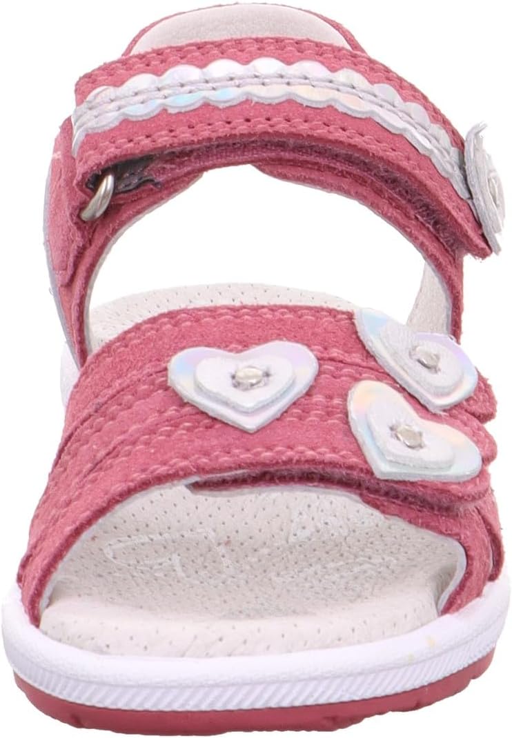 Superfit Mädchen Emily Sandalen 25 EU Pink Silber 5500, 25 EU Pink Silber 5500