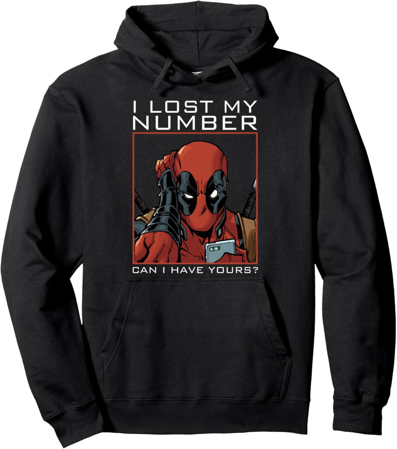 Marvel Deadpool I Lost My Number Can I Have Yours Pullover Hoodie