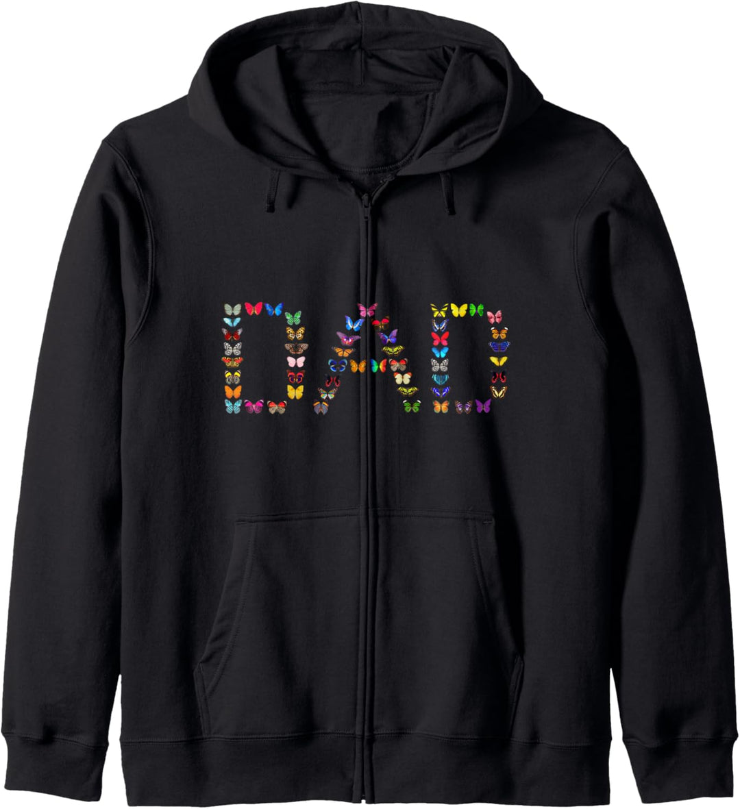 Coole Herren-Grafik für Schmetterlinge zum Vatertag Kapuzenjacke
