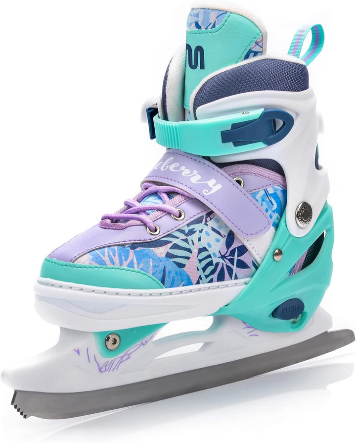 meteor verstellbare 4‑in‑1 Kinder Inline-Skates – Rollschuhe Inliner Schlittschuhe – ABEC‑7 PU‑Räder
