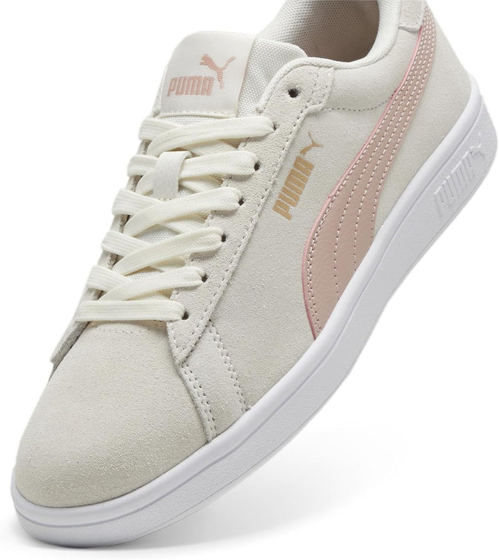 PUMA Unisex Smash 3.0 Sneaker 37.5 EU Warm White Rose Quartz Puma White, 37.5 EU Warm White Rose Qua