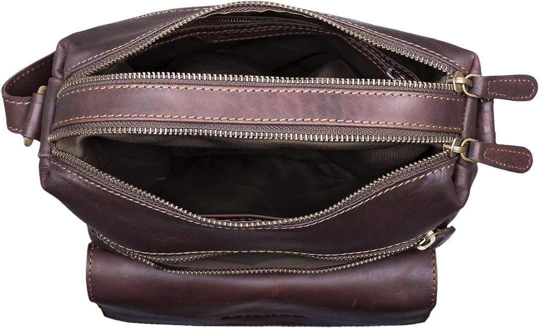 STILORD 'Mira' Vintage Umhängetasche für Damen 12,2 Zoll Schultertasche Handtasche Ausgehen Freizeit