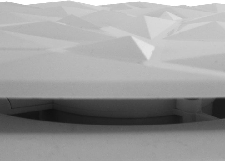 Badlüfter Wohnraumlüfter Diamant Panel weiss Ø 125 mm Nachlauf/Timer, Ø 125 mm Nachlauf/Timer