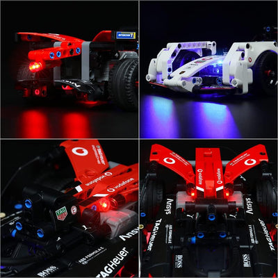 Led Licht Set für Lego Formula E Porsche 99X, Led Beleuchtungs Set für Lego 42137 Technic Formula E