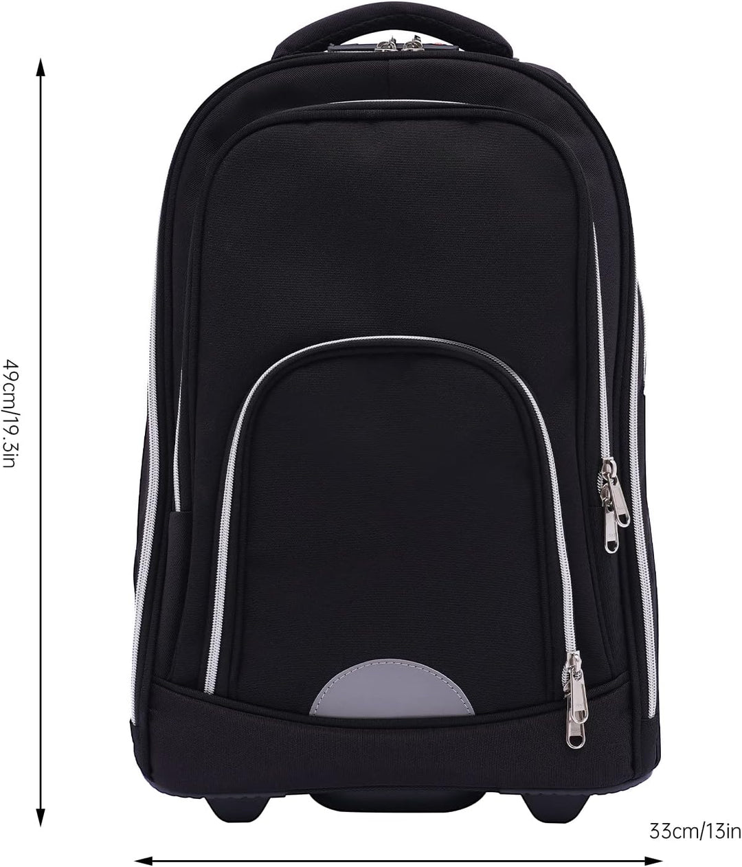 Reisetasche Mit Rollen 2-Rad Trolley Rucksack Business Laptop Tasche Handgepäck Backpack Schlichtes