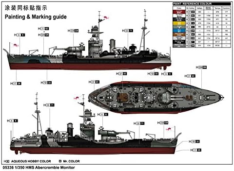 Trumpeter 05336 - Modellbausatz HMS Abercrombie Monitor