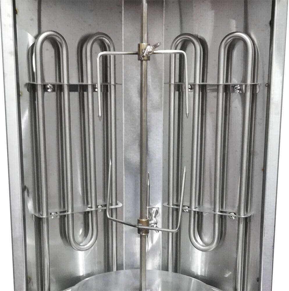 Döner-Vertikal-Multigrill 3KW Dönergrill Edelstahl Grill 0-300 Grad Kann zum Grillen von Lamm- und H