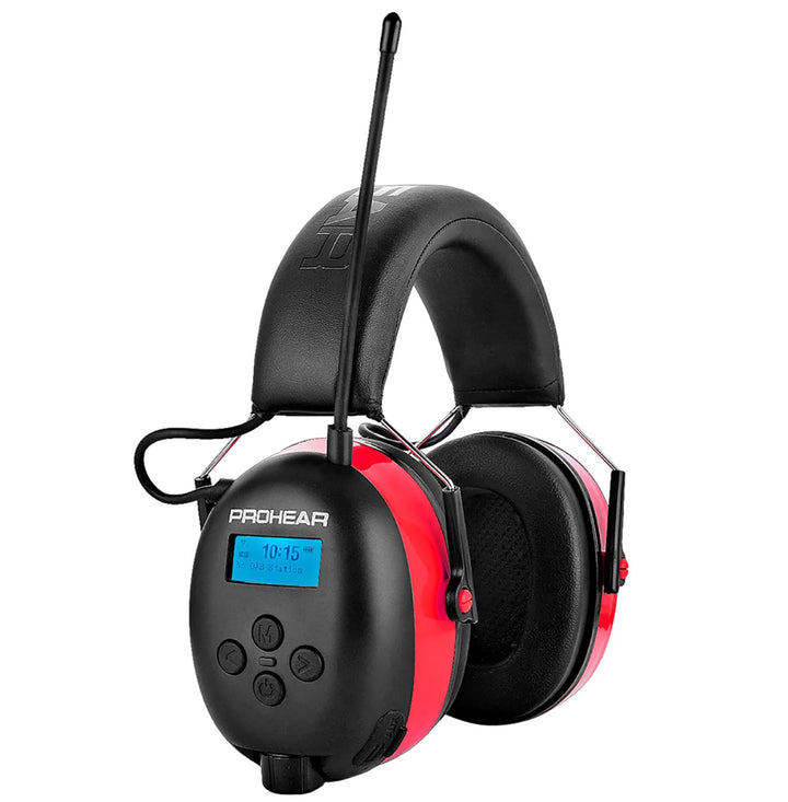 PROHEAR 033A (Upgraded) Gehörschutz mit Radio DAB +/Bluetooth/FM, Kopfhörer mit Radio mit Eingebaute