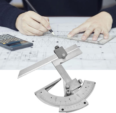 Universal Karbonstahl Nonius Winkelmesser 0-320° Präzisions-Winkelmesslineal Werkzeuge