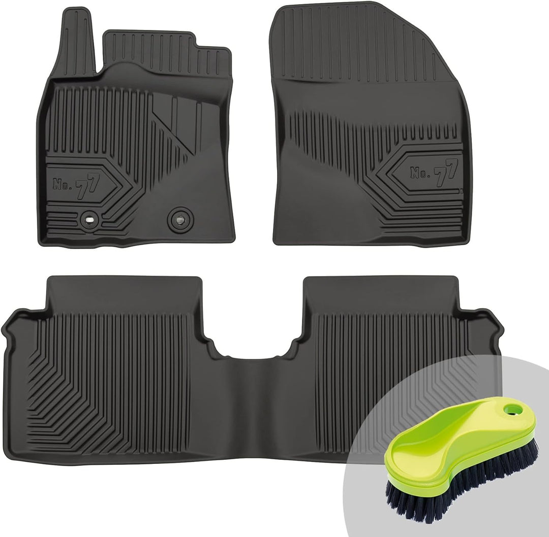 FROGUM No.77 Gummimatten Ganzjahresset von Auto Fussmatten Autofussmatten für Toyota Avensis III 200