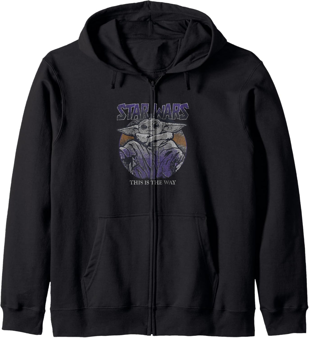 Star Wars: The Mandalorian The Child Purple Hue Portrait Kapuzenjacke