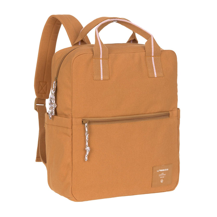 LÄSSIG Baby Wickelrucksack Wickeltasche mit Wickelunterlage und Kinderwagenbefestigung wasserabweise
