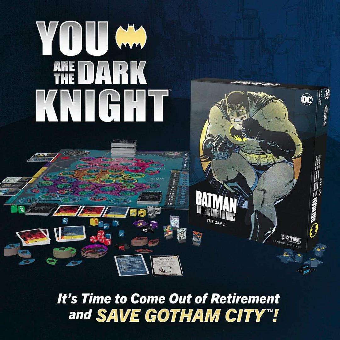 Cryptozoic - Batman: The Dark Knight Returns - The Game (Basic Edition) - Solo Brettspiel-Erlebnis -