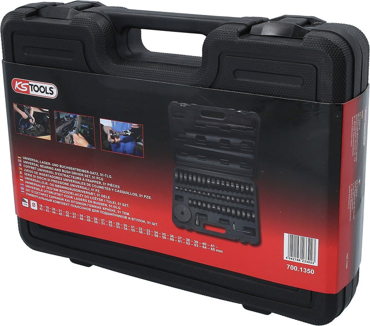 KS Tools 700.1350 Universal-Lager- und Buchsentreiber-Satz, 51-tlg.