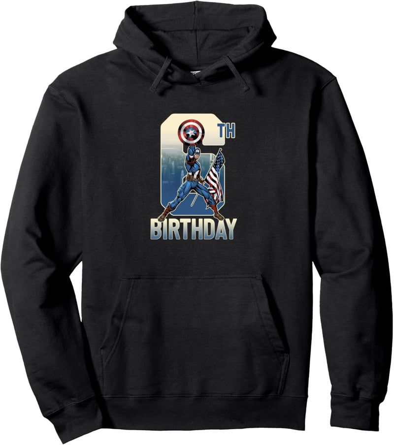 Marvel Captain America Happy 6th Birthday Pullover Hoodie
