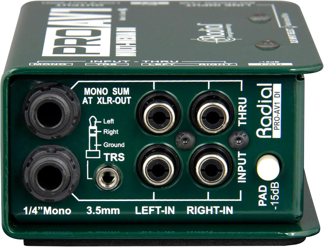 Radial Pro AV1 passive Multimedia DI-Box