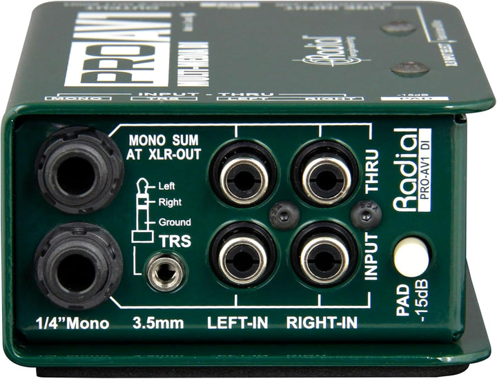 Radial Pro AV1 passive Multimedia DI-Box
