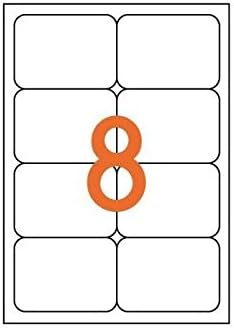 agipa 15087 Wetterfeste Folien-Etiketten, 99,1 x 67,7 mm, weiss