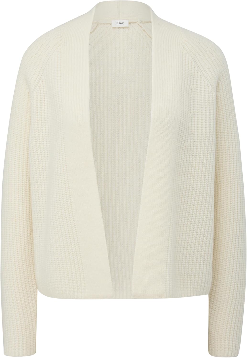s.Oliver Damen Strickjacke, 42 Creme