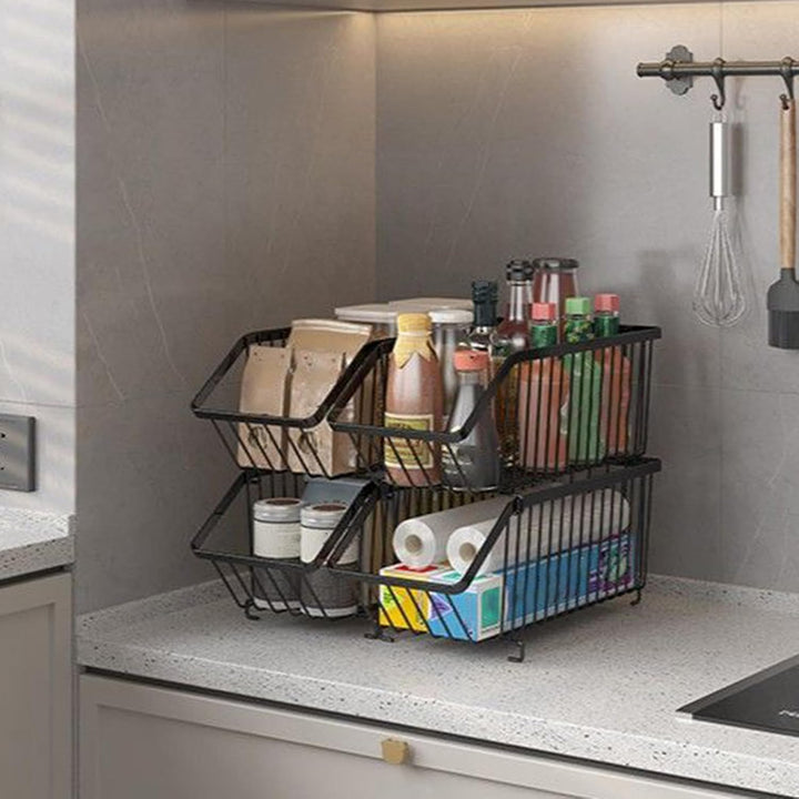 Dosenregal-Organizer, stapelbarer Eisen-Spender, robustes Dosenregal, platzsparendes Design, ideal f