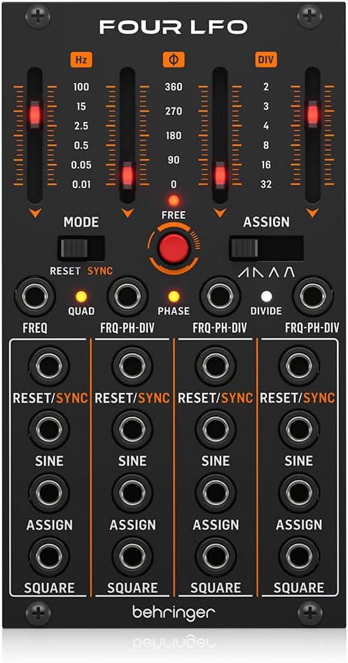 Behringer FOUR LFO Quad-LFO mit zuweisbaren Wellenformen für Eurorack