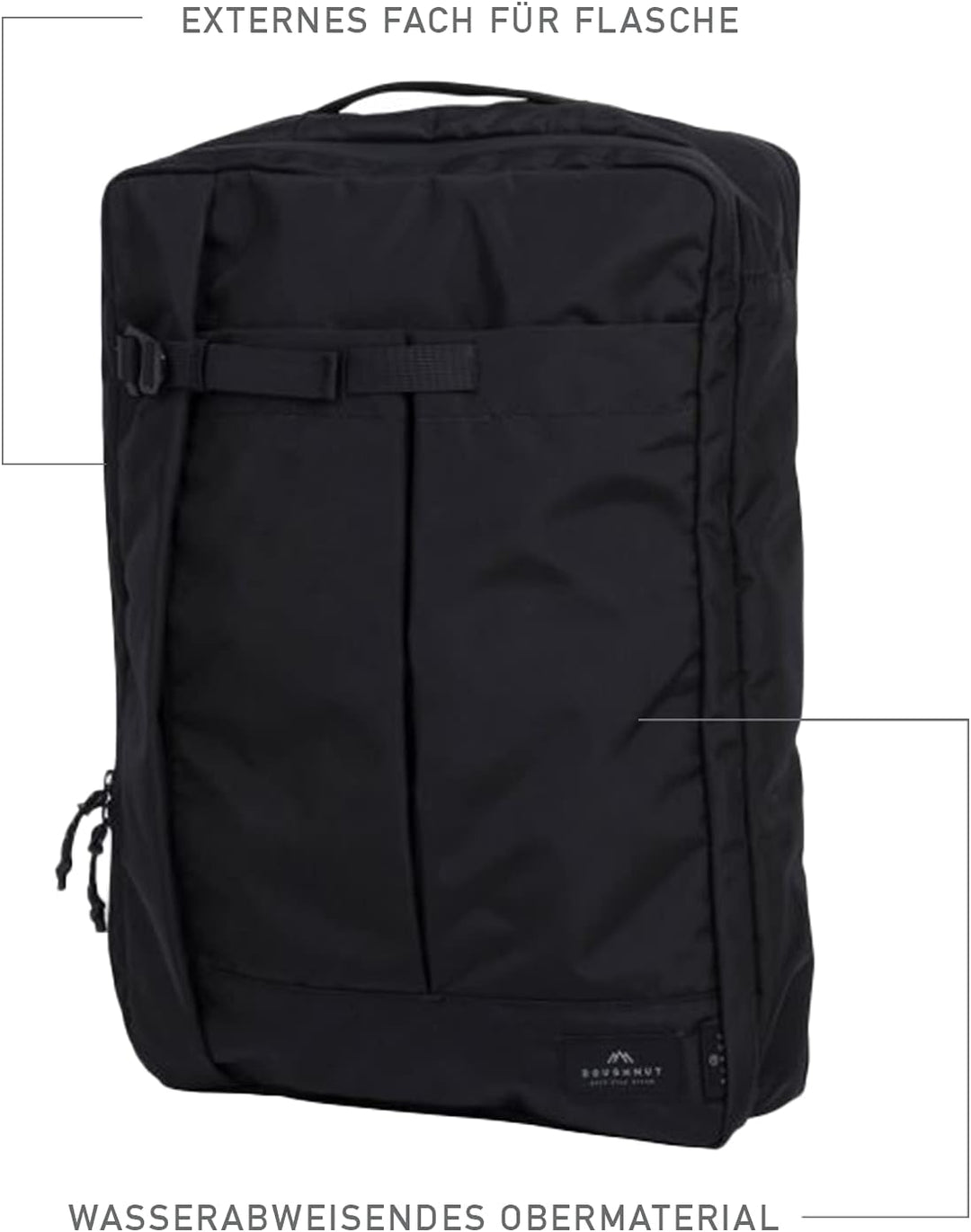 Doughnut IMPARTIAL Rucksack Unisex 10L mit Laptop Fach I Daypack multifunktional 4 in 1: Backpack/Um