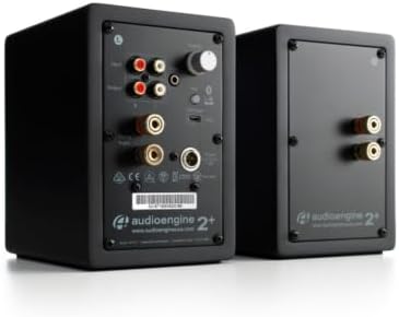 Audioengine A2+ 60W Aktiver Desktop-Lautsprecher | Integrierter DAC &amp; Analogverstärker | Direkter US