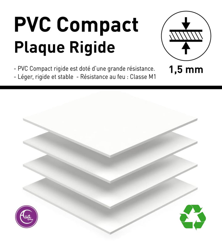 Aua Signaletique - Panneau Interdiction de Stationner 24H/24 Et 7J/7 - Ø 450 Mm, Pvc 1. 5 mm Ø 450 m