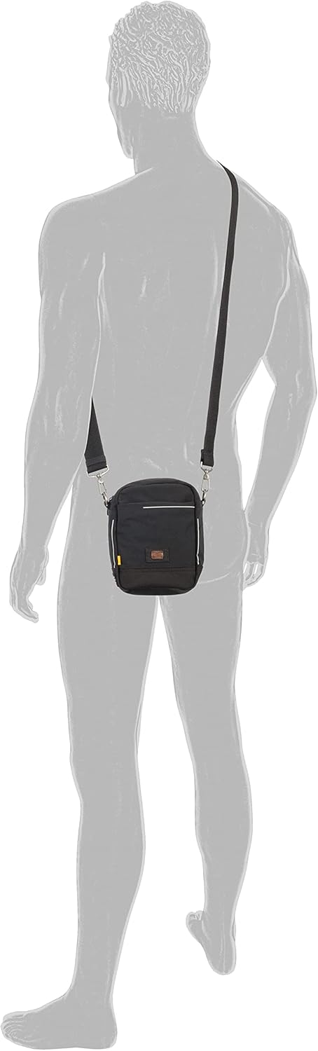 camel active bags City Herren Umhängetasche Messenger Bag 15,5x7x20 Schwarz, 15,5x7x20 Schwarz