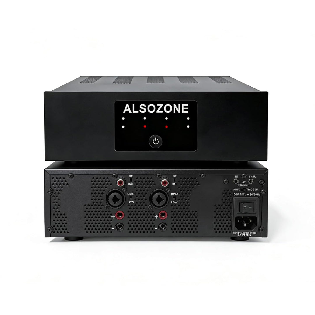 3eAudio PAM252 Multikanal-Endstufe - 2-Kanal Verstärker mit 250W pro Kanal, TPA3255 PBTL, GaN & PFFB