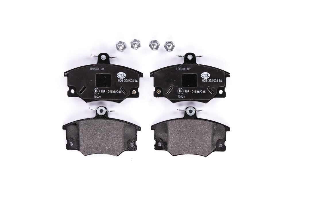 HELLA PAGID 8DB 355 005-961 Bremsbelagsatz - T0221 - Dicke/Stärke: 17.1mm - Bremssystem: Lucas - mit