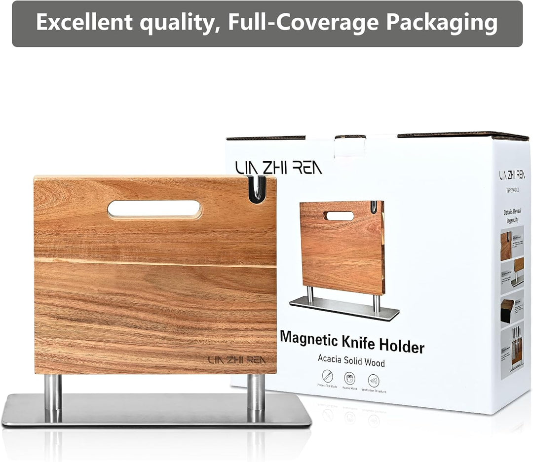 Magnetic Knife Block without Knives, doppelseitiger, leistungsstarker magnetischer Messerhalter, gee