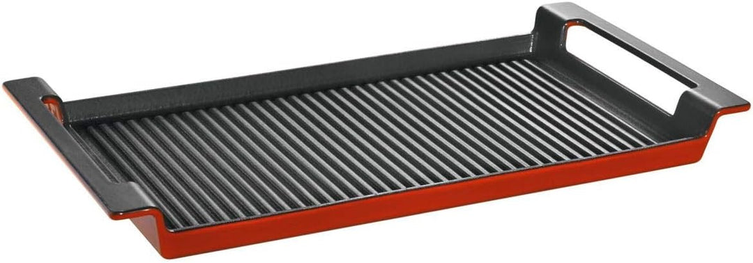 Schulte-Ufer -Grillplatte Rustika 44 x 24 cm rot