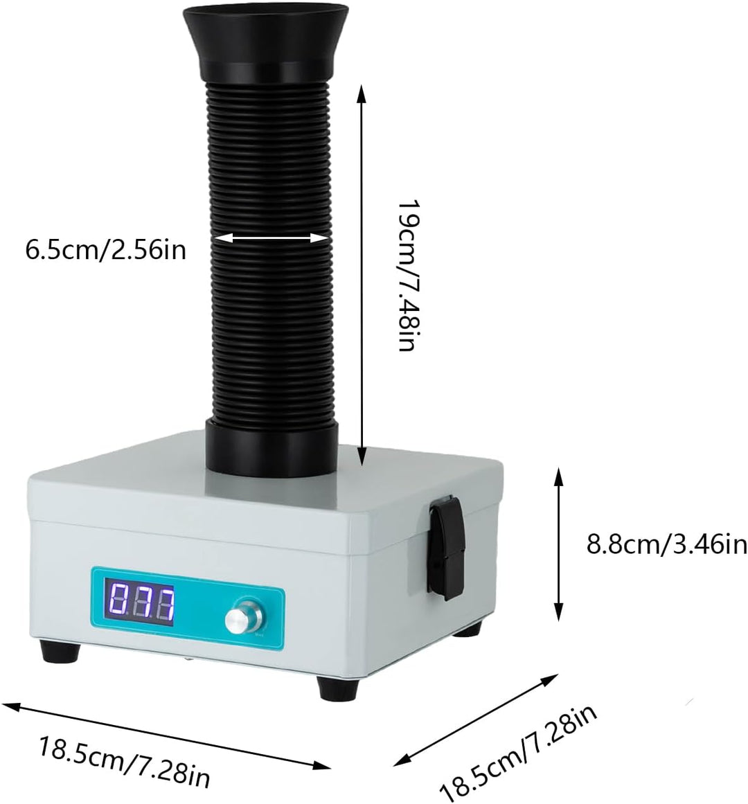 Lötrauchabsorber mit 3-Stufen-Filter, Lötrauchabsaugung 15m³/h Absaugung,geräuscharmes, Desktop Lötd