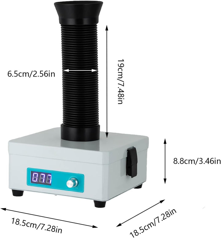 Lötrauchabsorber mit 3-Stufen-Filter, Lötrauchabsaugung 15m³/h Absaugung,geräuscharmes, Desktop Lötd