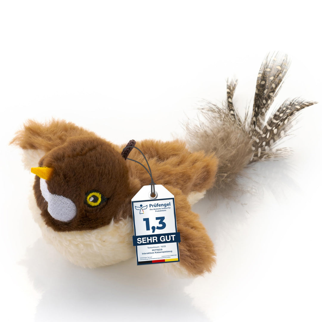 PetTec® Interaktives Katzenspielzeug Elektrisch [DAS ORIGINAL] Selbstbeschäftigung - Katzenspielzeug