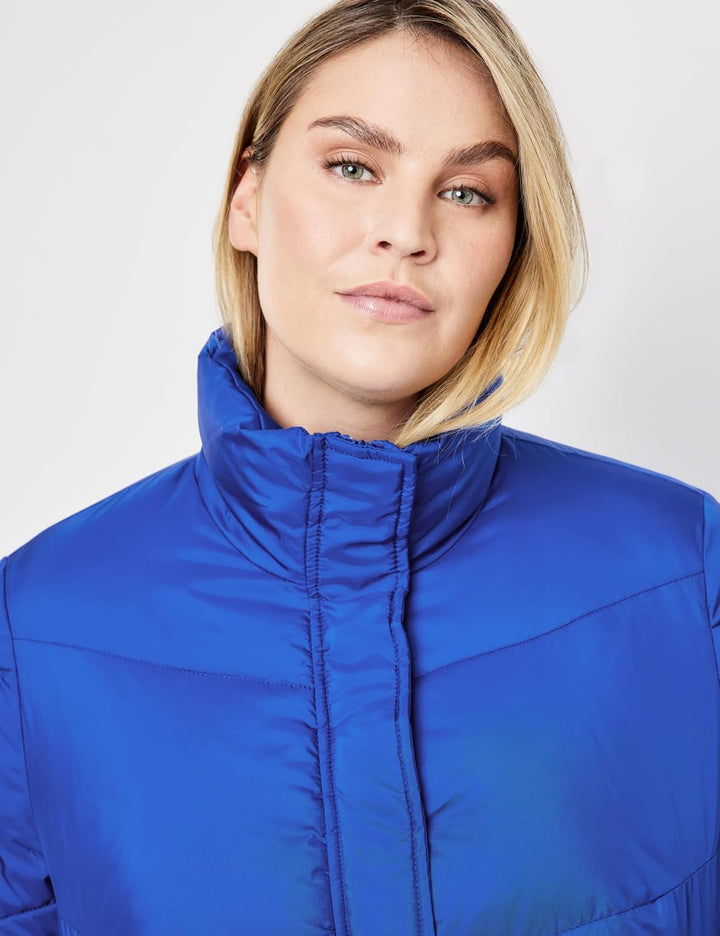 SAMOON Damen 150029-21500 Outdoorjacke Nicht Wolle, Brigth Blue, 44