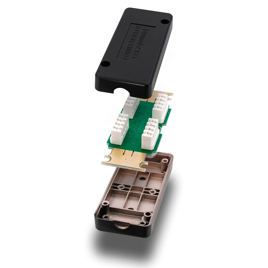 BIGtec CAT.7 LSA Verbinder 5 Stück Connection Box für Verlegekabel Netzwerkkabel Verbindungsmodul Ve