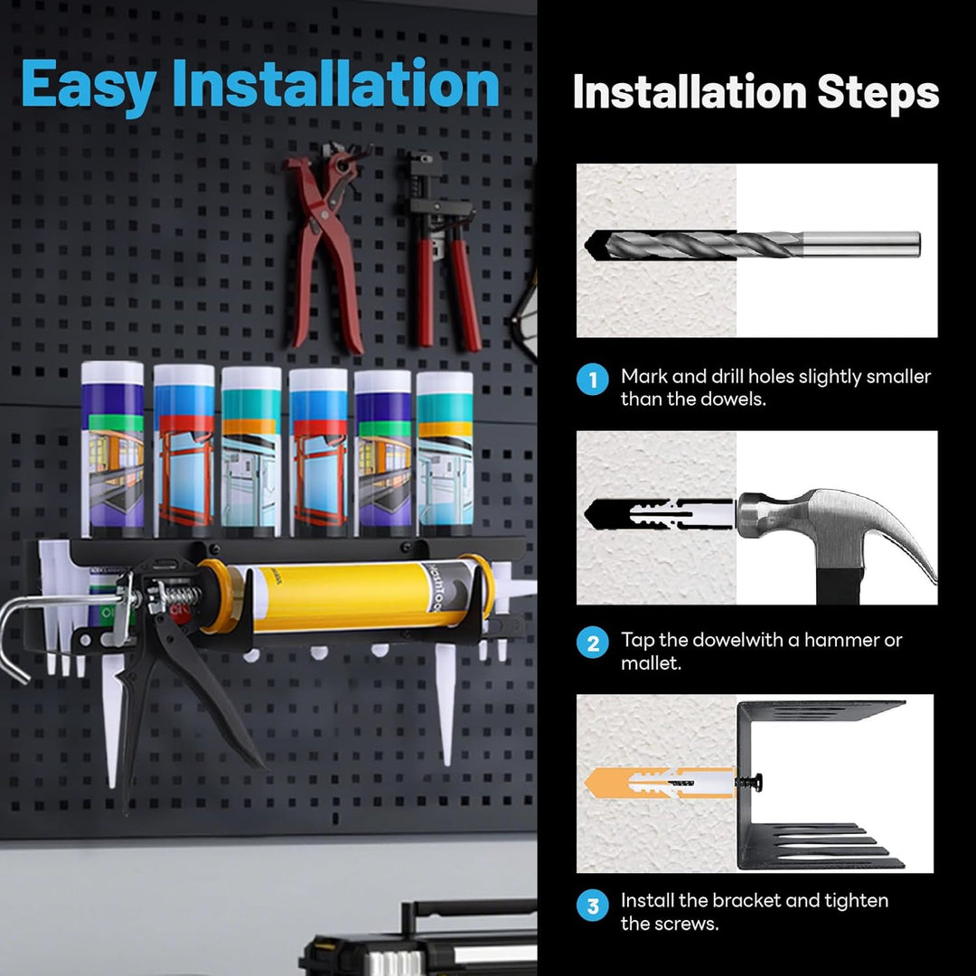 Silikonspritze Holder,Multifunktionaler Silikonhalter Spraydosierhalter, Aufbewahrungsregal Für Kart