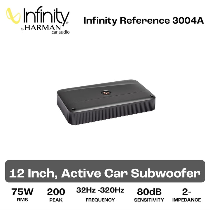Infinity Referenz 3004A || Hohe Leistung || Auto 4-Kanal-Verstärker || 75 Watt RMS x 4 Klasse H Vers