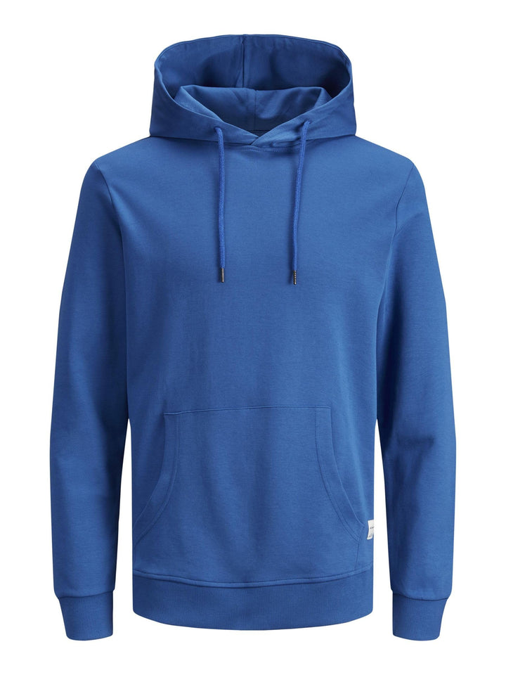 JACK & JONES Male Kapuzenpullover Einfarbig Kapuzenpullover XS Classic Blue/Fit:reg, XS Classic Blue