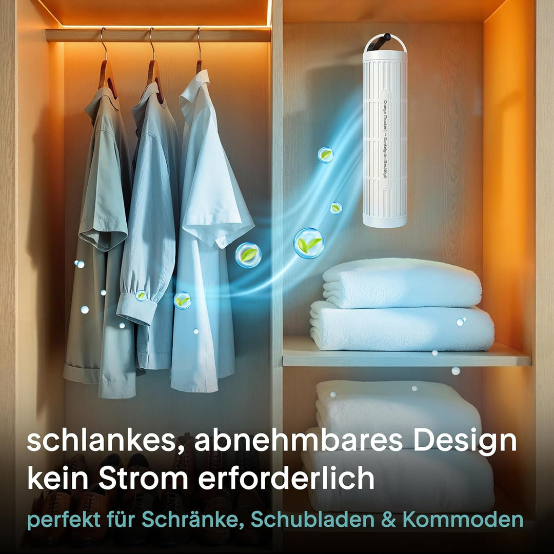 SereneLife Luftentfeuchter Elektrisch Leise 2,3 L für Schlafzimmer und Bad – Kompakter Raumentfeucht