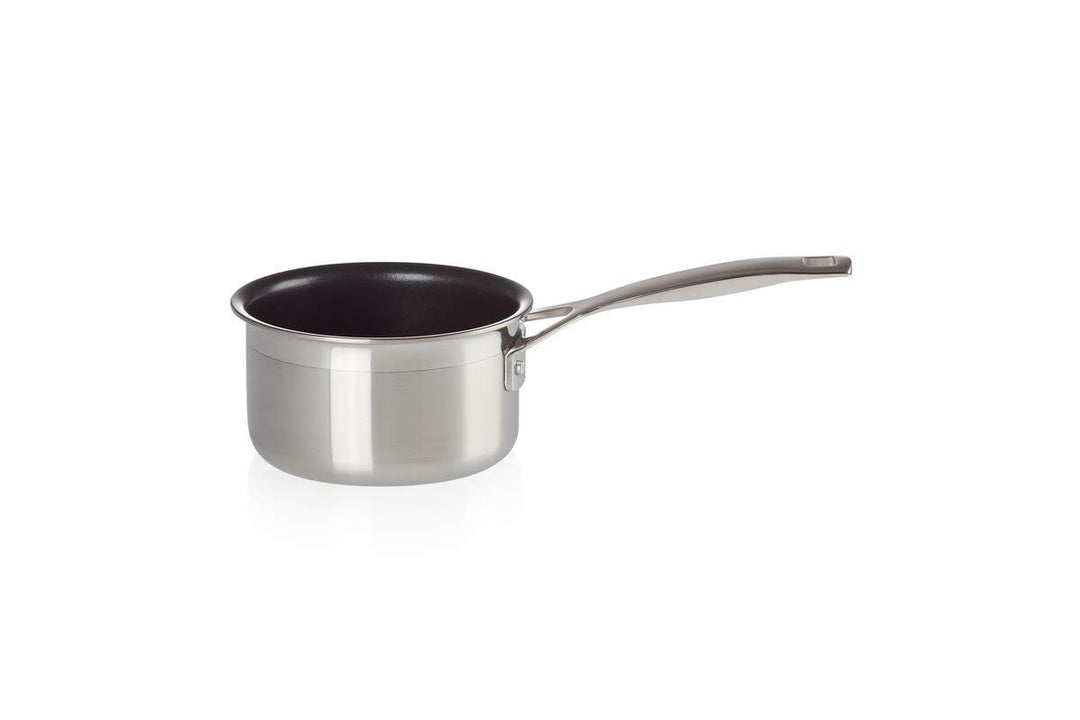 Le Creuset Antihaftbeschichteter Milchtopf aus 3-ply Edelstahl, Ø 14 cm, Für alle Herdarten inkl. In